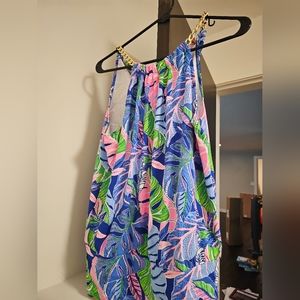 Lilly pulitzer halter neck top. S
